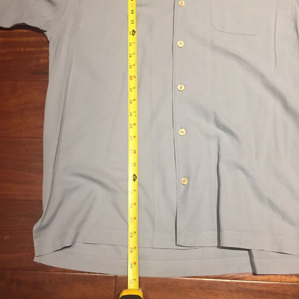 Tommy Bahama Camp Shirt Mens M Grapefruit League 2013 Silk Embroidered MLB Hawai - Picture 4 of 6